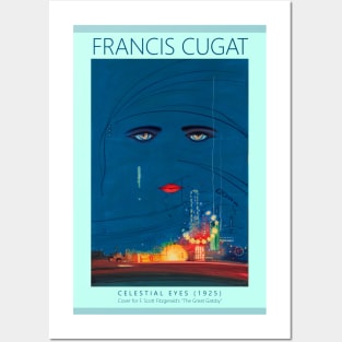 Francis Cugat Celestial Eyes Book Cover for The Great Gatsby Posters and Art